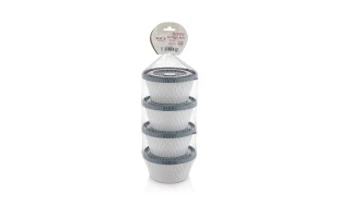 Set 4 recipiente, 4 x 330 ml, plastic, BONNY image