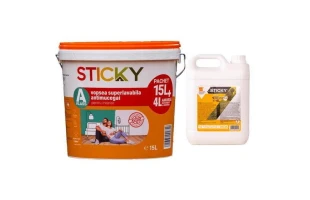 Vopsea, superlavabila, antimucegai interior, 15 L, + grund 4 L, STICKY image
