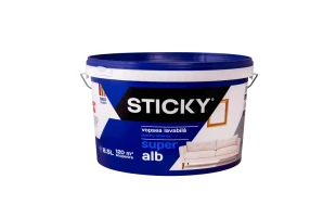 Vopsea, lavabila, interior, alba, 8.5 L, STICKY image