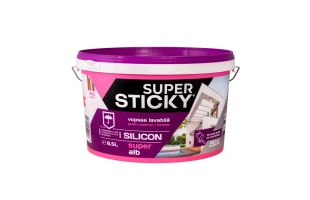 Vopsea, lavabila, exterior/interior, alba, 8.5 L, silicon, STICKY image