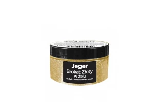 Sclipici gel pentru vopsea decorativa cu efect, Auriu, 100ml, Jeger image