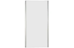 Perete dus, 75x185cm, sticla securizata 4 mm, transparent, profil cromat, ESSENNTIAL SILVER image