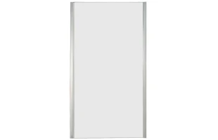 Perete dus, 90x185cm, sticla securizata 4 mm, transparent, profil cromat, ESSENNTIAL SILVER image