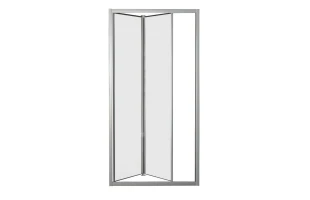 Usa de dus, plianta, 70x185cm, sticla securizata 4 mm, transparenta, profil cromat, ESSENNTIAL SILVE image