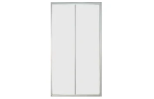 Usa de dus, culisanta, 120x185cm, sticla securizata 4 mm, transparenta, profil cromat, ESSENNTIAL SI image