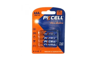 Baterii PKCELL Ultra Alkaline, AAA, LR03, 1.5V, blister, 4 buc image