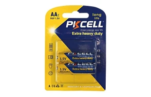 Baterii PKCELL Extra Heavy Duty, AA, R6P, 1.5V, blister, 2 buc image