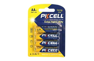 Baterii PKCELL Extra Heavy Duty, AA, R6P, 1.5V, blister, 4 buc image
