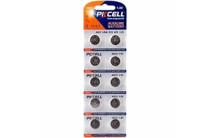 Baterii PKCELL, AG10, 1.5V, 145mAh, blister, 10 buc image