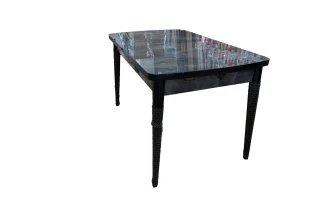Masa bucatarie extensibila, picioare negre, 130-168х80cm, KELEBEK HG KUTUK, Mobilgen image