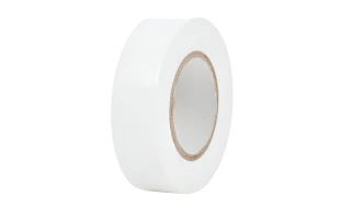 Banda izolatoare din PVC, 19 mm x 10 m, alba, BAU WELT image