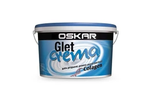 Glet pasta pe baza de colagen CREMA OSKAR. Pentru interior. Alba. 15 kg. image