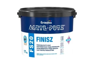 Glet pentru finisaje fine la interior Acryl Putz FS20 FINISZ Sniezka. 8 kg. image