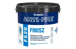 Glet pentru finisaje fine la interior Acryl Putz FS20 FINISZ Sniezka. 27 kg. image