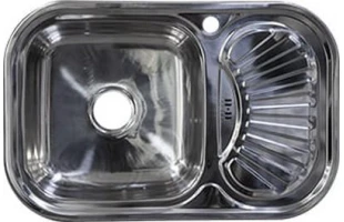 Chiuveta incastrabila Rubano. 750 x 490 x 180 mm. Cuva stinga. Finisaj lucios. Inox image