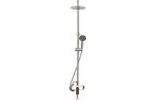 Sistem de dus cu baterie, crom, inox, RUBANO image