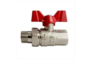 Robinet cu bila si olandeza MF 1/2''. armat. fluture. Rubano image