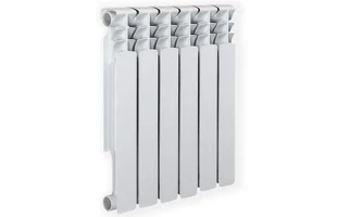 Radiator bimetal 500B11 NERO. 558 x 770 x 77 mm. image
