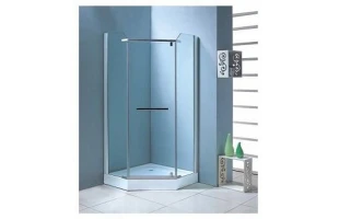 Cabina de dus 1000X1000X2000. cada joasa. forma pentagonala. sticla transparenta. MPN image