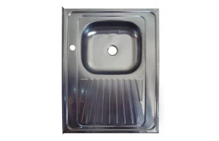 Chiuveta pentru masa 600х800 h x 100mm d0.35 inox. 'Asil' 'dreapta' image