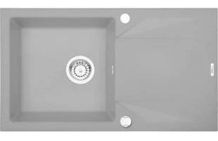 Chiuveta din granit EVORA DEANTE. 780 x 440 x 180 mm. 1 cuva cu blat. Set fiting. Gri metalic. image