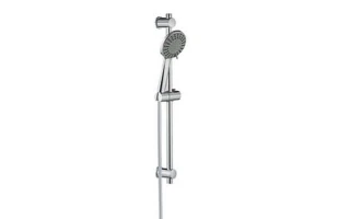 Set de dus JOKO NEO. Bara de dus. Para de dus. Furtun dus. Comutator dus. Inox. Crom. image