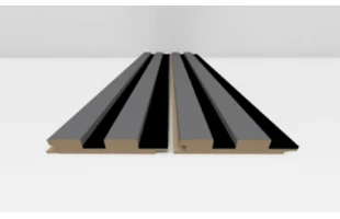 Panou de perete acustic LB-5014 2800x134x18 mm mat teak 1, AGT image