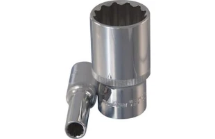 Capat cheie tubulara adinca cu 12 laturi 112210 Ombra. 1/2" DR. 10 mm. image