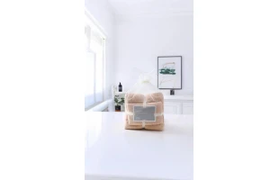 Prosop de baie, 60x120cm /30x70cm, microfibra (2 buc/set) image