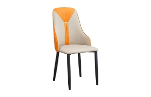 Scaun din piele ecologica, Flora, 88 × 68 × 49 cm image