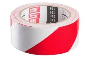 Banda semnalizare seria-912  Scley. Alb - rosu. 48 mm x 33 m. image