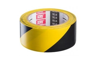 Banda de semnalizare galben/neagra 48mm x 33m  x 914 x  : image