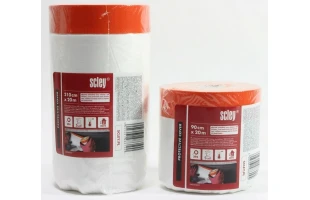 Folie de protectie cu banda adeziva, anti-splash, 90 cm × 20 m, seria 69 Scley image