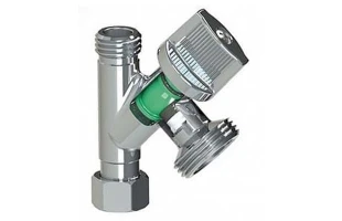 Robinet coltar nichelat dublu CONECTA ARCO. d 1/2" FI x 3/4"FE x 1/2"FE. image