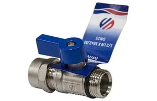 Robinet cu bila armat 16mm х1/2 F miner albastru. flag ARCO image