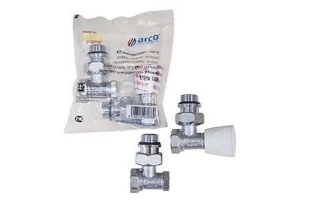Set robinet calorifer coltar TEIDE ARCO. d 1/2". ( tur - retur, iesire anticurgere ) image