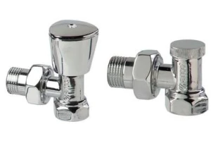 Set robineti pentru uscator de prosoape Tur/Retur, d 1/2", crom, TEIDE PLUS Arco image