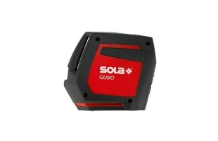 Nivela cu laser, cu linii in cruce Qubo PROFESSIONAL Sola. Cu linie/ punct. 20 - 80 m. IP54. 3 x AA. 650 nm. +/- 0.2 mm/m. image