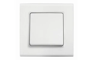 Intrerupator cu o clapa Linnera Viko by Panasonic. Alb. image
