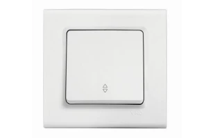 Intrerupator cap scara cu o clapa Linnera Viko by Panasonic. Alb image