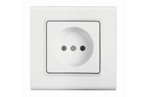 Priza fara impamintare Linnera Viko by Panasonic. Alb image