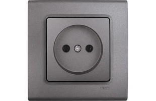 Priza fara impamintare Linnera Viko by Panasonic. Gri. 16 A image