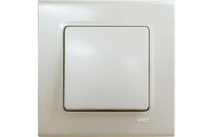 Intrerupator cu o clapa cu indicator luminos Linnera Life Viko by Panasonic. Perla alba image