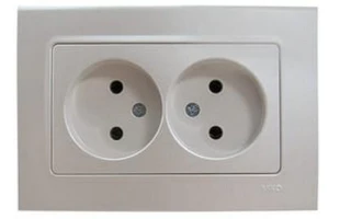 Priza dubla fara impamintare Linnera Life Viko by Panasonic. Perla alba image