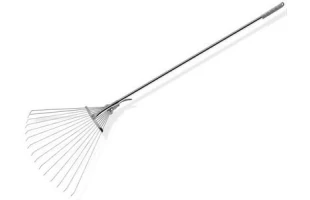 Grebla pentru frunze MPN. Cu coada. Metal. 15 dinti. image