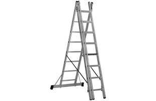 Scara aluminiu cu trei sectiuni BAU WELT. 3/ 8 m. image