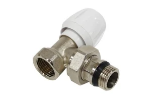 Robinet coltar pentru calorifer tur 1/2'Fx1/2'M. armat. Rubano image