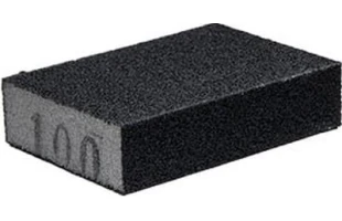 Burete abraziv pentru slefuire P100 dreptunghiular. BAU WELT image