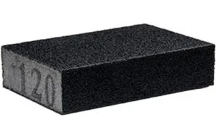 Burete abraziv pentru slefuire P120 dreptunghiular. BAU WELT image
