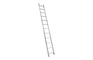 Scara din aluminiu simpla H1 5112 Alumet. 1 x 12 trepte. image